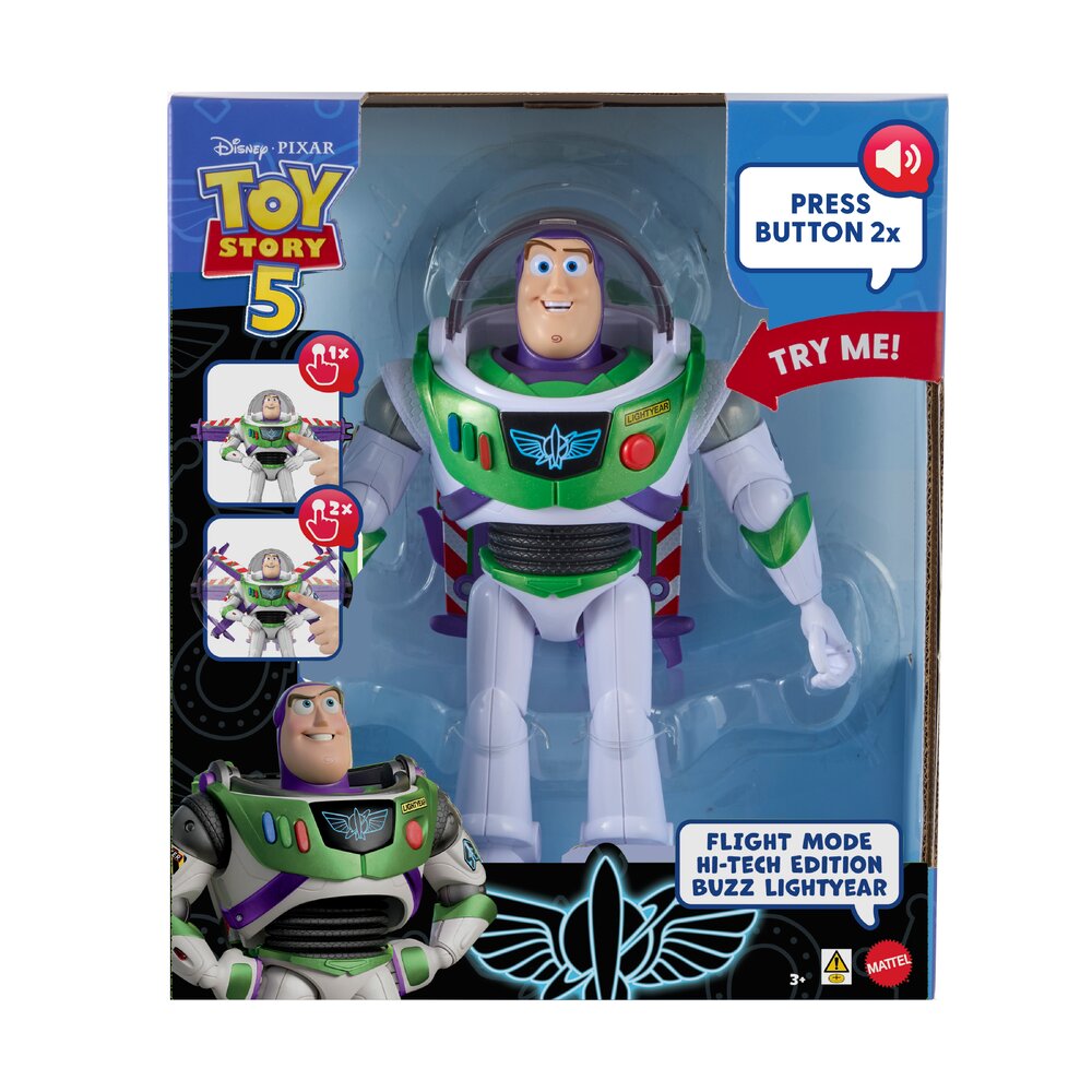 Disney Pixar Toy Story 5: 12" Buzz Lightyear Feature Figure Age 3+ Mattel JKL97