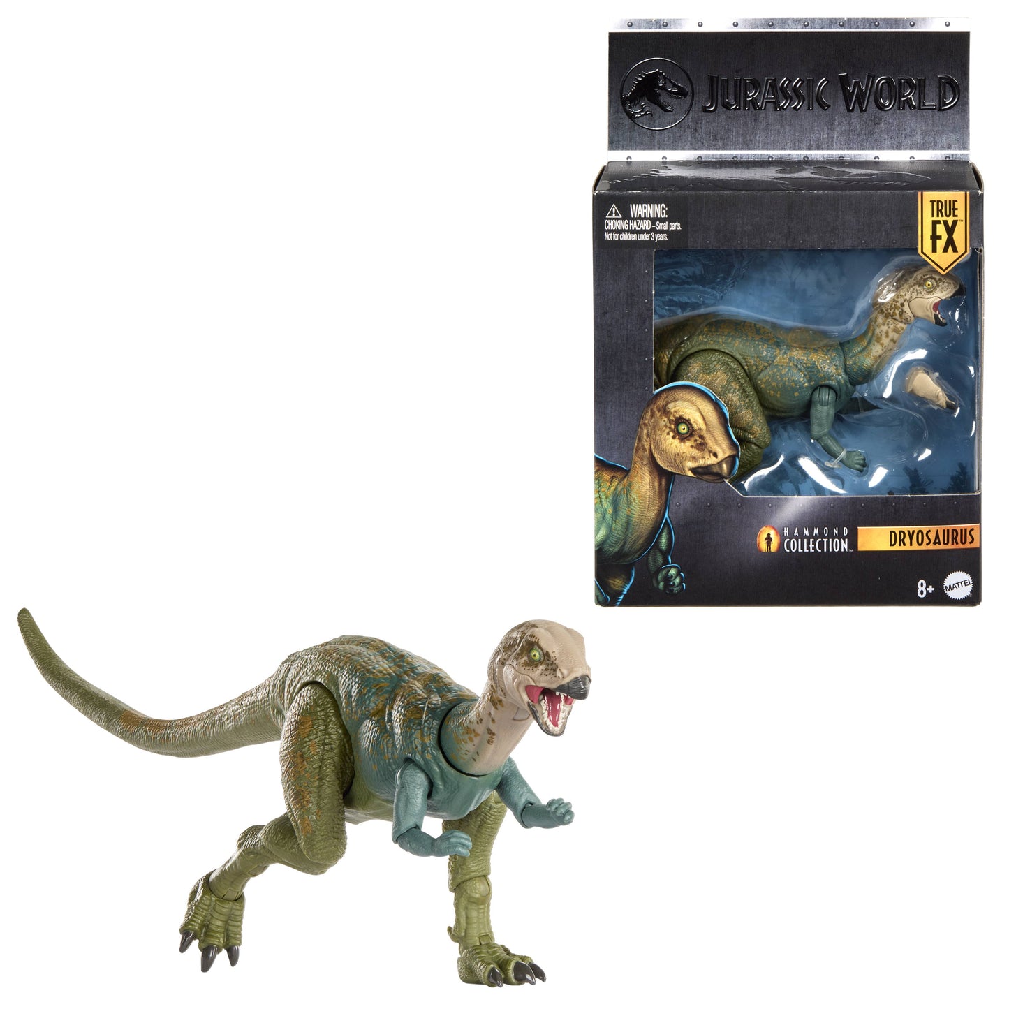 Jurassic World Hammond Collection Dryosaurus Dinosaur Toy Mattel JKM92
