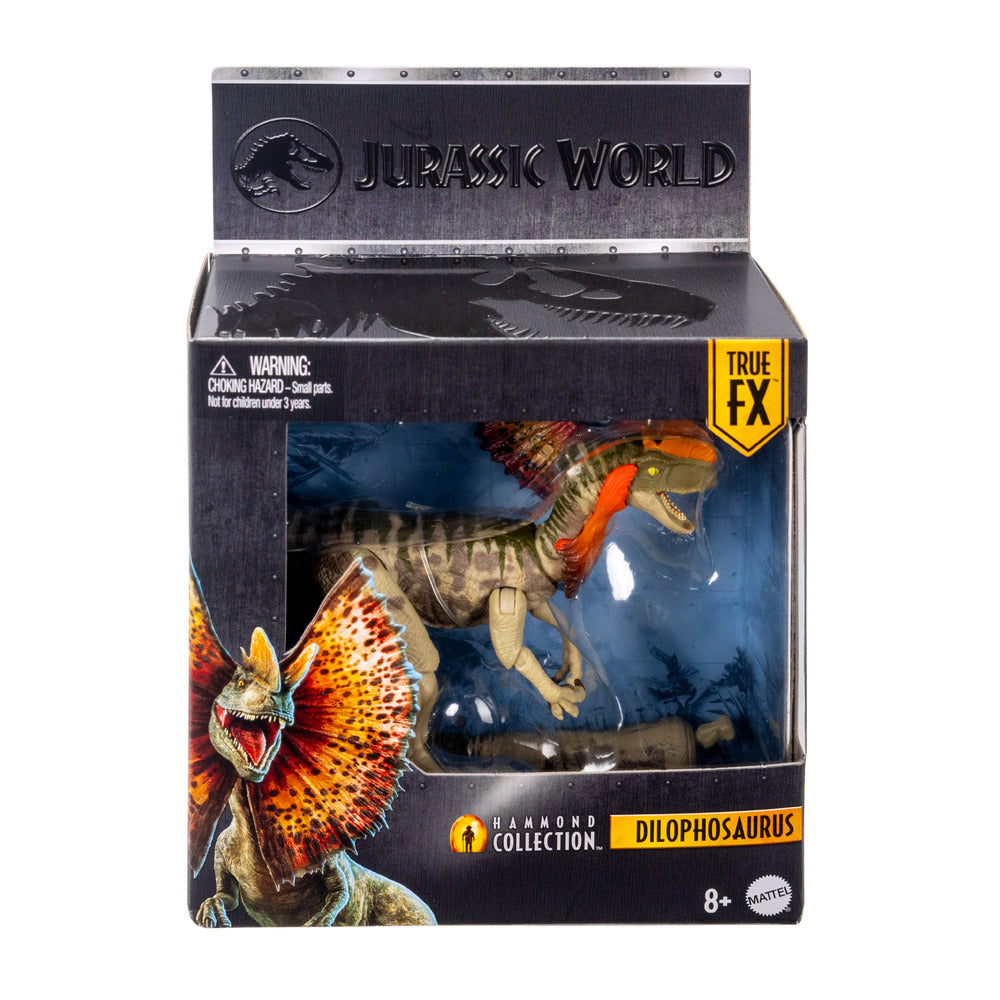 Jurassic World Hammond Collection Dilophosaurus Dinosaur Toy Mattel JKM93