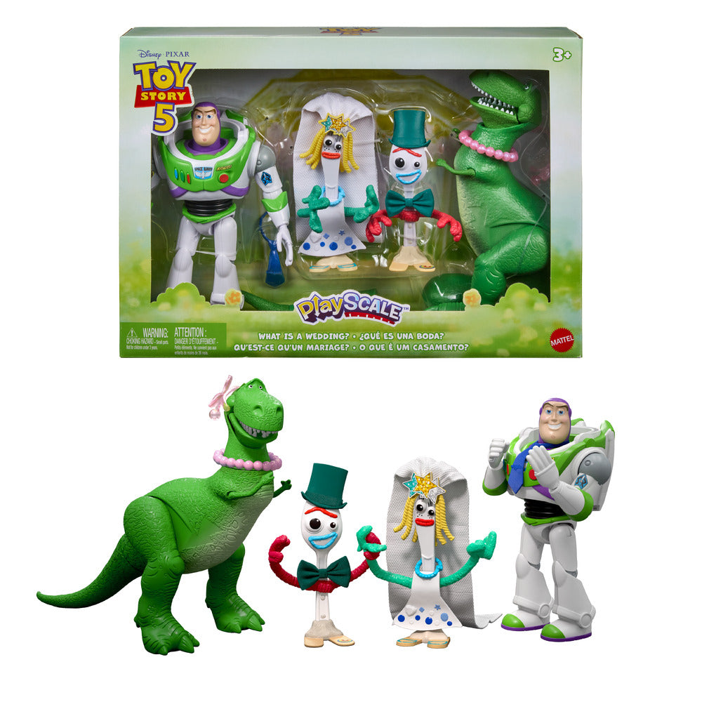 Disney and Pixar Toy Story 5: What is a Wedding? 4 Figure w/Accessories JKV22