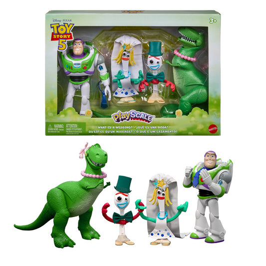 Disney and Pixar Toy Story 5: What is a Wedding? 4 Figure w/Accessories JKV22