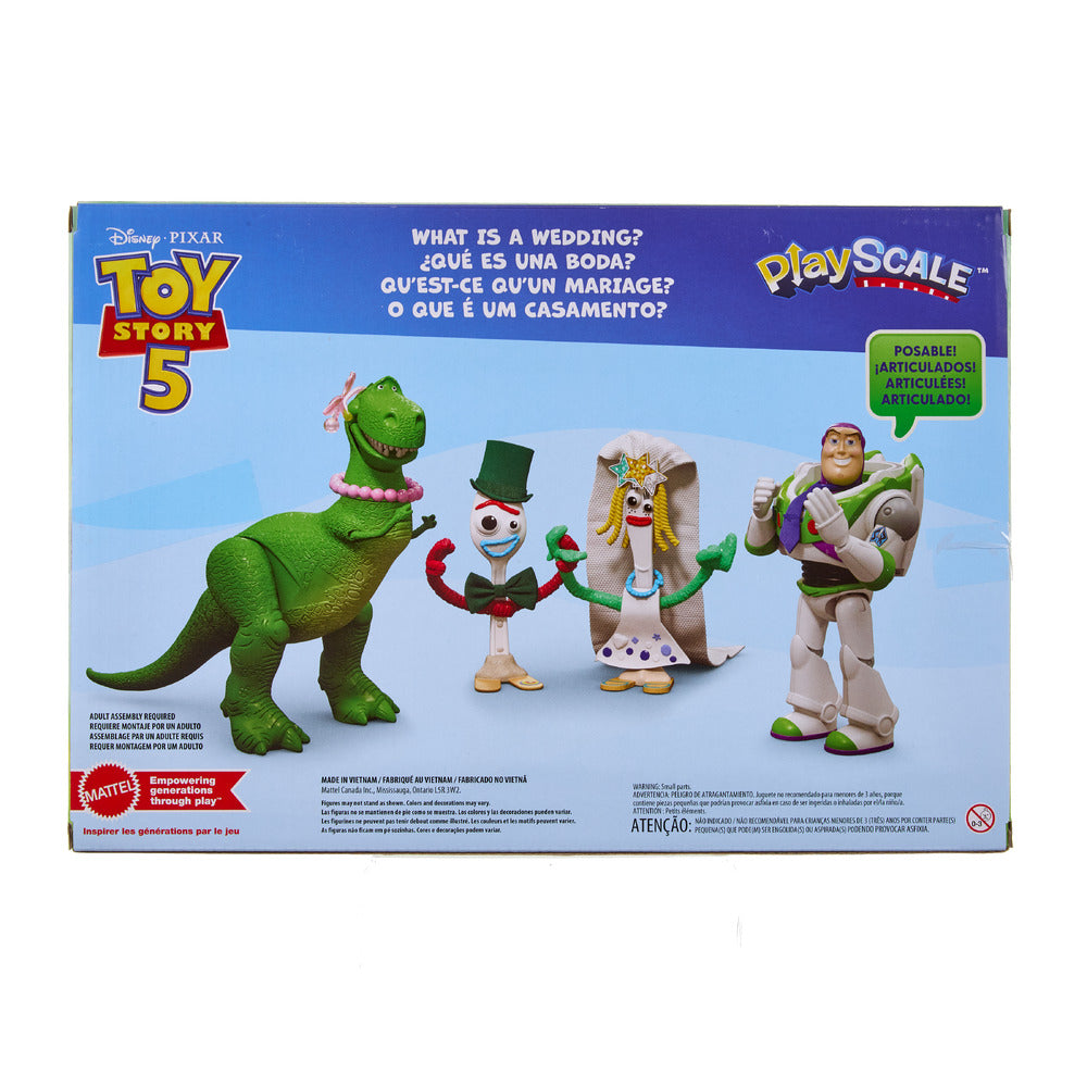 Disney and Pixar Toy Story 5: What is a Wedding? 4 Figure w/Accessories JKV22