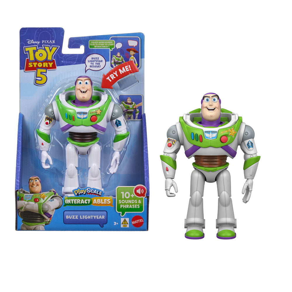 Disney Pixar Toy Story 5: Buzz Lightyear Figure Interactables Age3+ Mattel JKV26