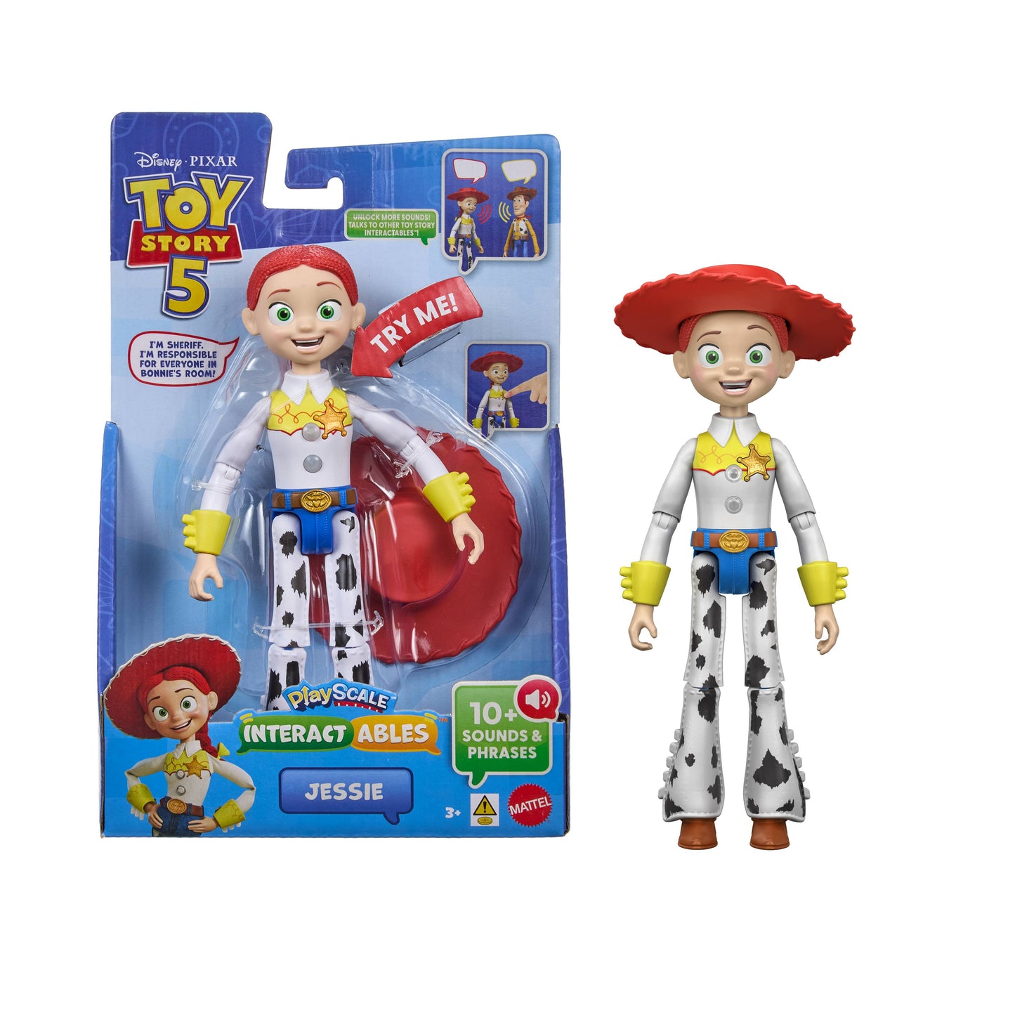 Disney Pixar Toy Story 5: Jessie Figure Interactables Age 3+ Mattel JKV27