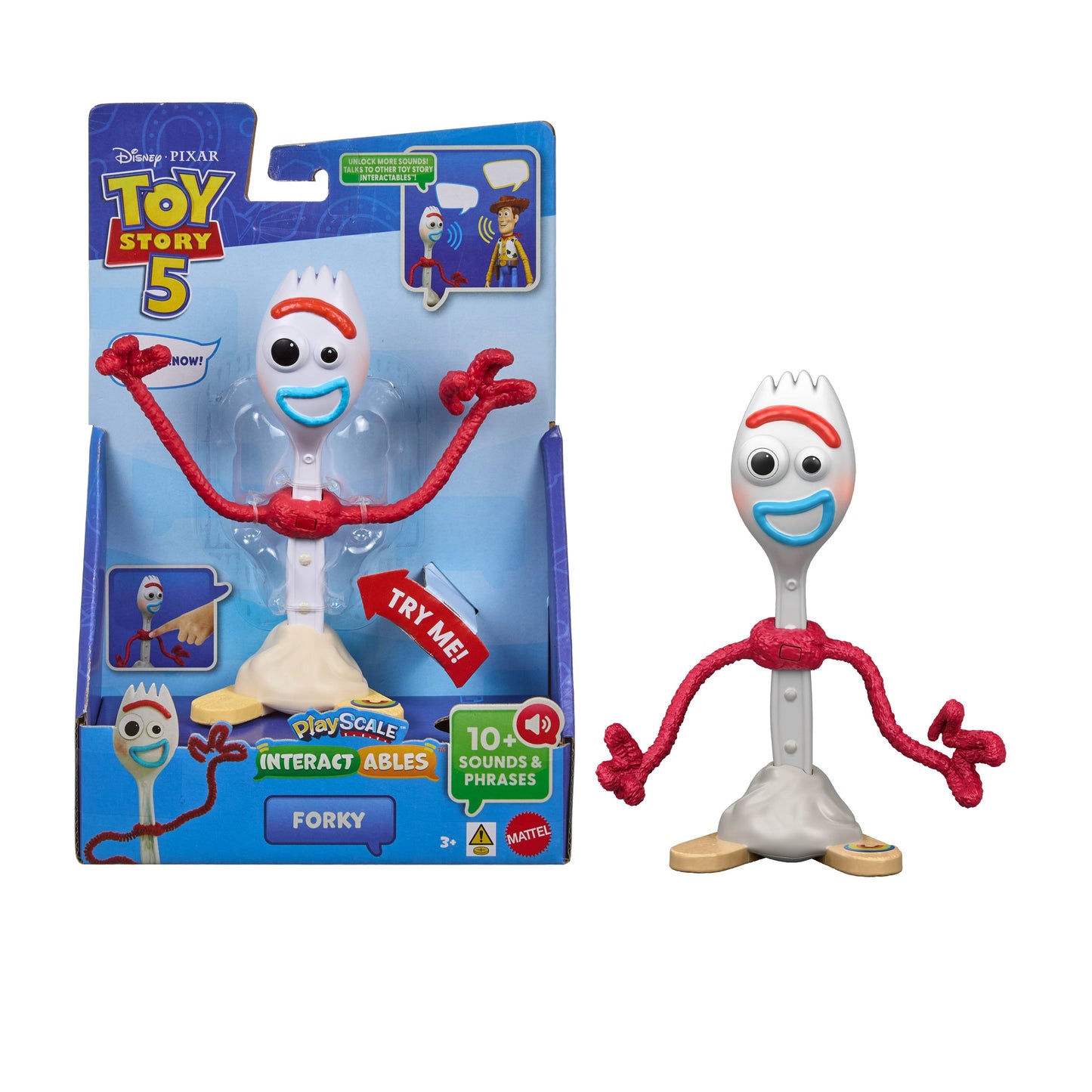 Disney Pixar Toy Story 5: Forky Figure Interactables Age 3+ Mattel JKV29