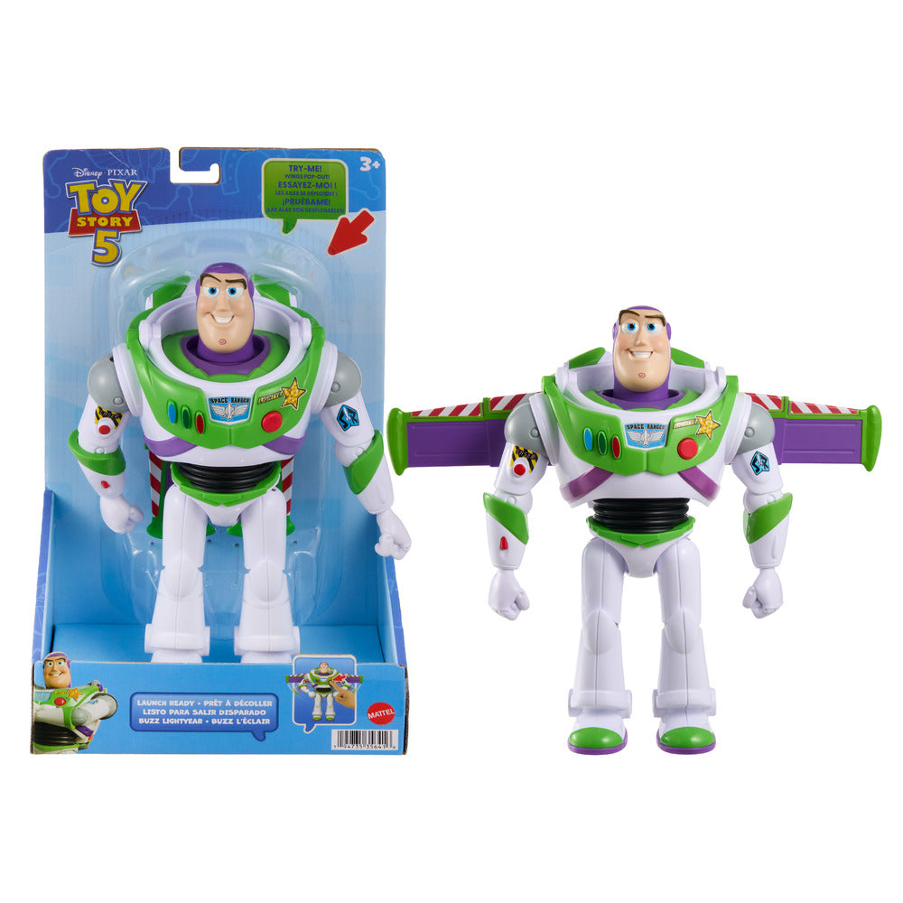 Disney & Pixar Toy Story 5 Launch Ready Buzz Lightyear Figure Age3+ Mattel JKV39