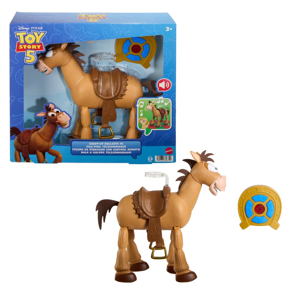 Disney and Pixar Toy Story 5: Giddy-Up Bullseye RC Figure Age 3+ Mattel JKV52