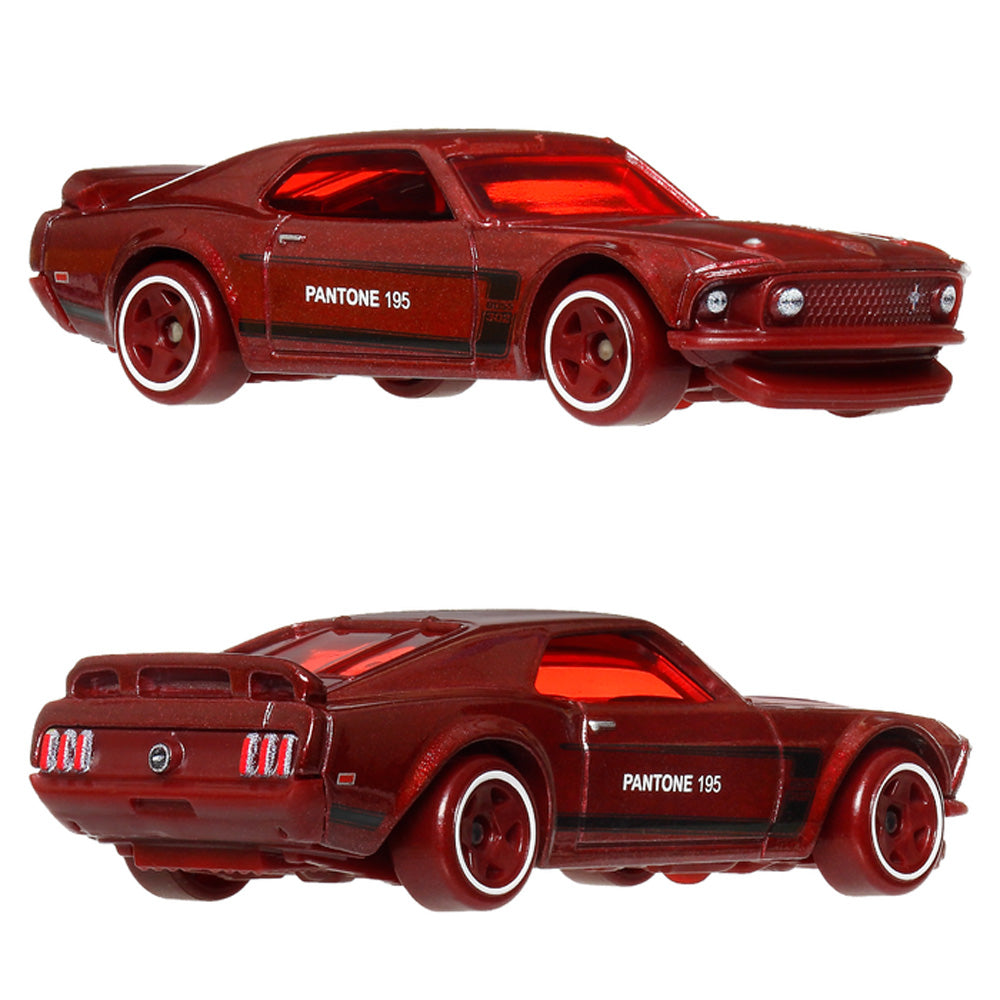 Hot Wheels Silver Series - Pantone: 195 '69 Ford Mustang Boss 302 2/6 JKY48