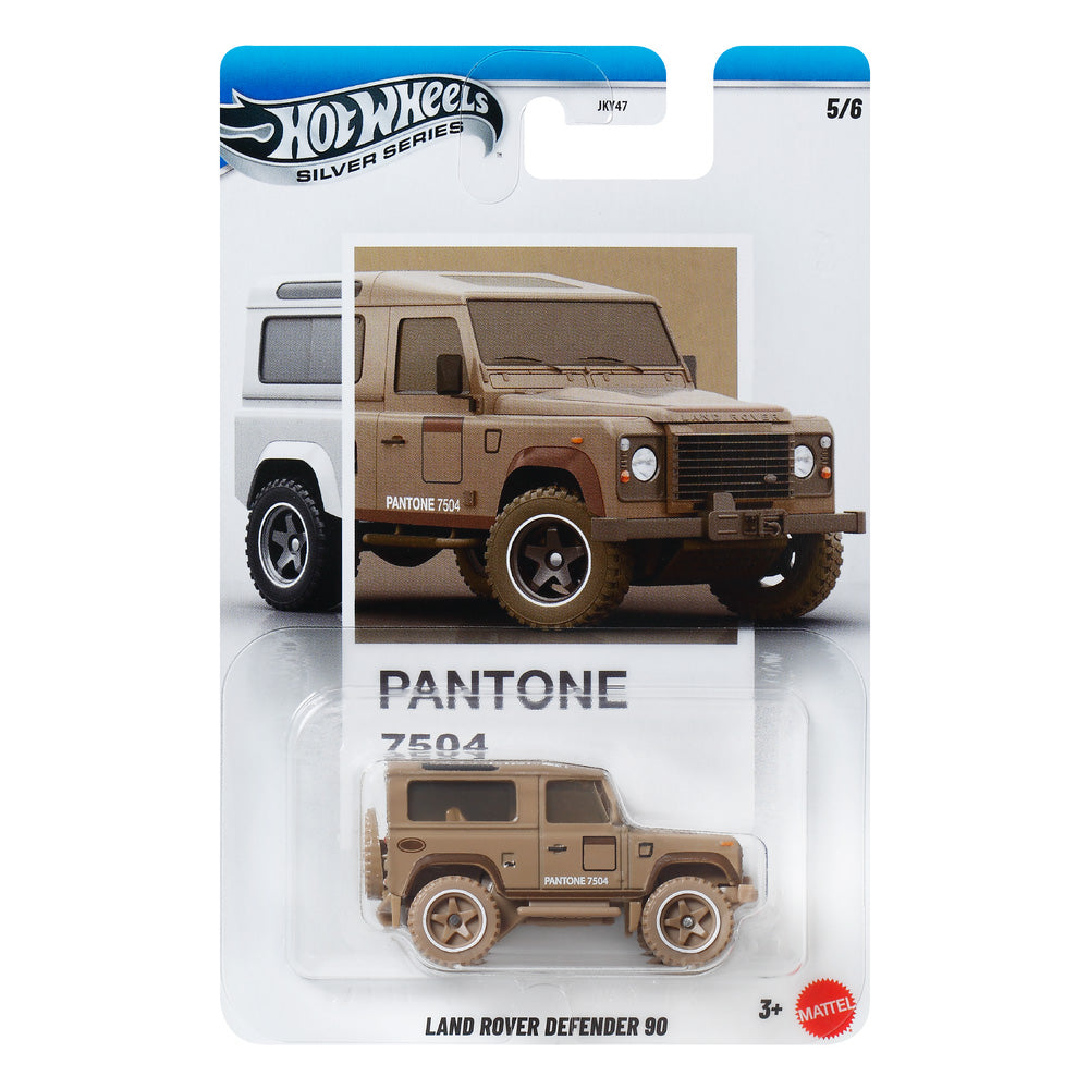 Hot Wheels Silver Series - Pantone: 7504 Land Rover Defender 90 5/6 JKY62