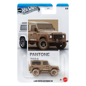 Hot Wheels Silver Series - Pantone: 7504 Land Rover Defender 90 5/6 JKY62