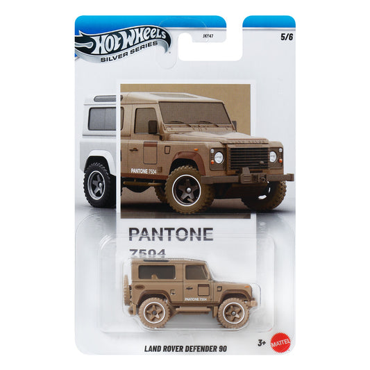 Hot Wheels Silver Series - Pantone: 7504 Land Rover Defender 90 5/6 JKY62