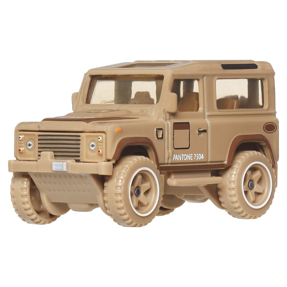 Hot Wheels Silver Series - Pantone: 7504 Land Rover Defender 90 5/6 JKY62