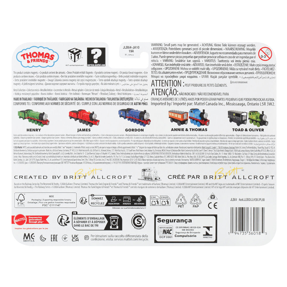 Thomas & Friends Deluxe Metal Engine: Gordon Age 3+ Mattel JLB64