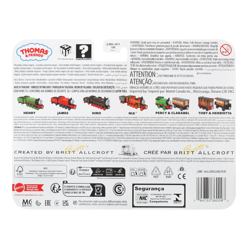 Thomas & Friends Deluxe Metal Engine: Henry Age 3+ Mattel JLB66