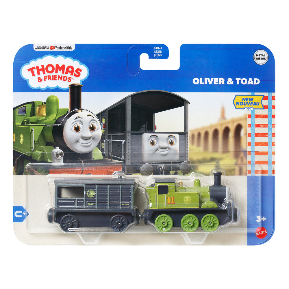 Thomas & Friends Deluxe Metal Engine: Oliver & Toad Age 3+ Mattel JLB68