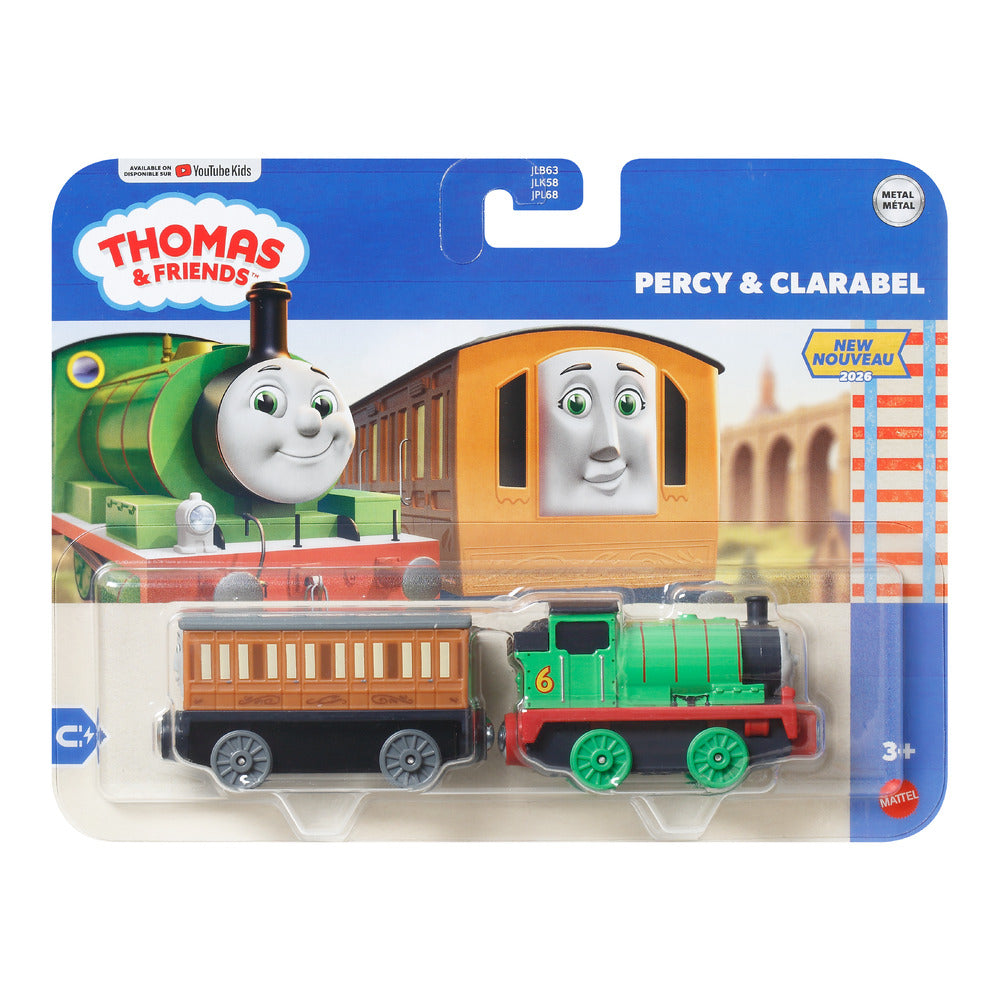 Thomas & Friends Deluxe Metal Engine: Percy & Clarabel Age 3+ Mattel JLB71
