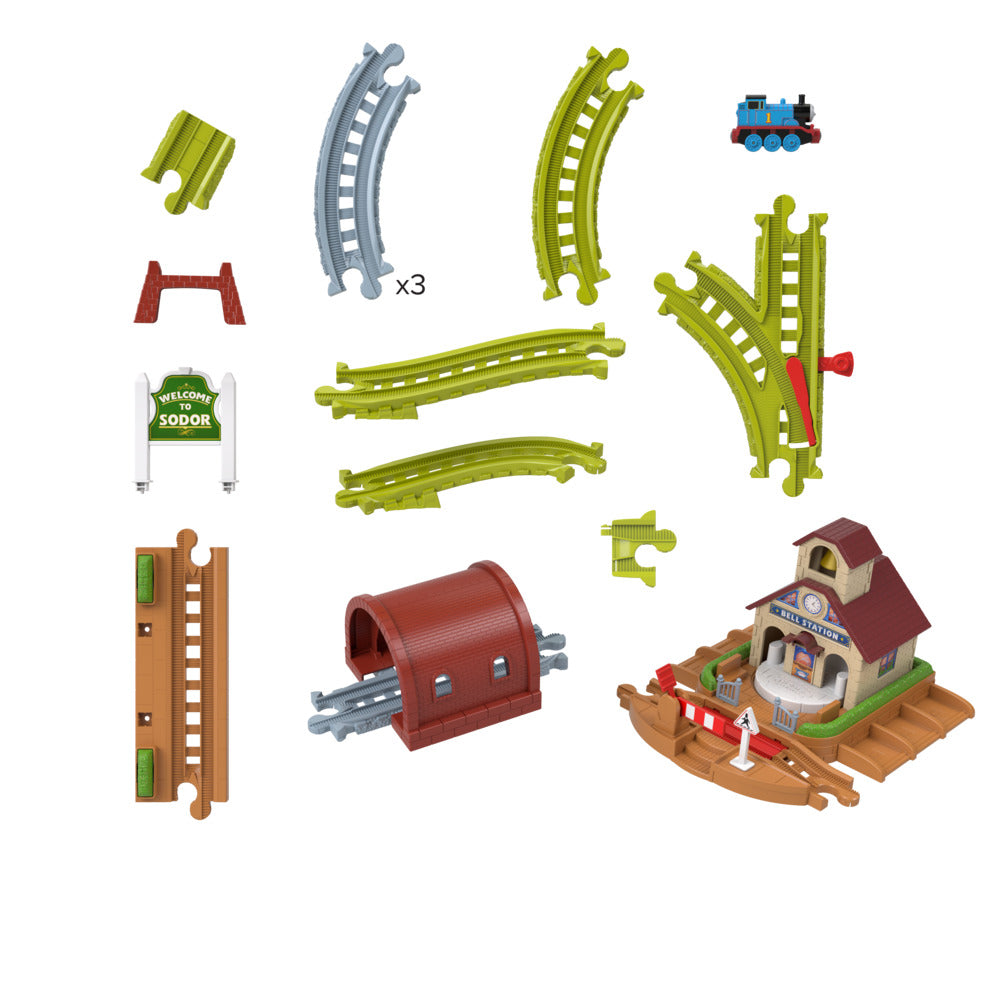 Thomas & Friends Push Along Bell Station Set Age 3+ Mattel JLL35