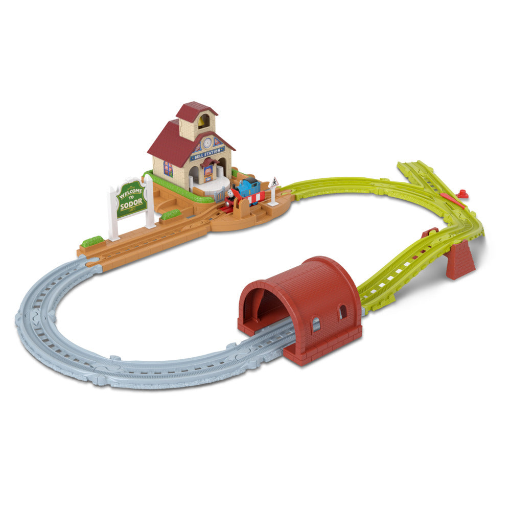Thomas & Friends Push Along Bell Station Set Age 3+ Mattel JLL35