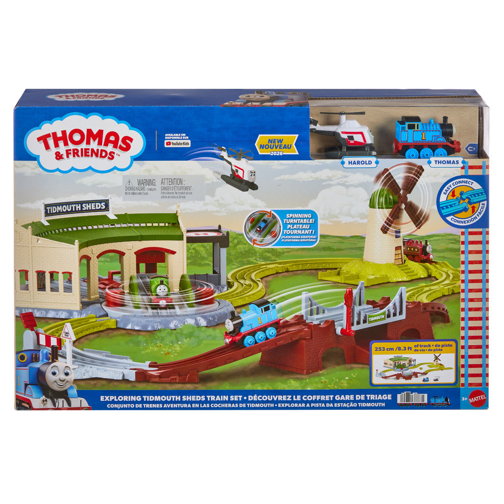 Thomas & Friends Push Along Tidmouth Station Set Age 3+ Mattel JLL36