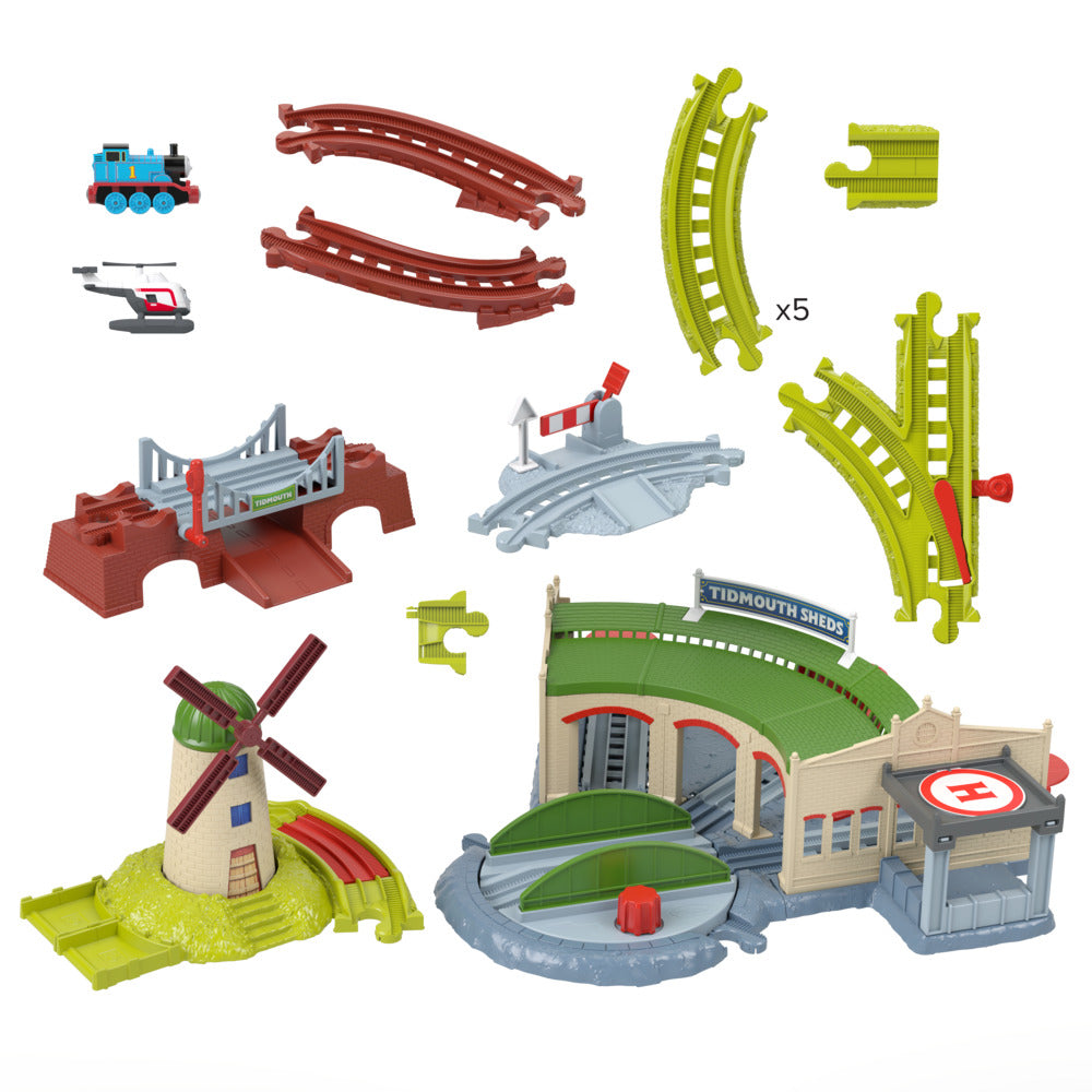 Thomas & Friends Push Along Tidmouth Station Set Age 3+ Mattel JLL36