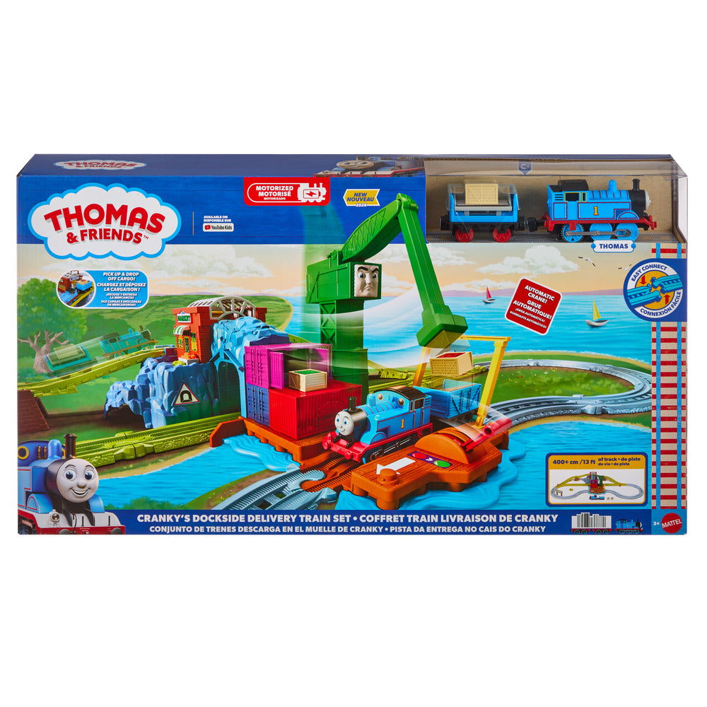 Thomas & Friends Motorized Cranky at the Docks Set Age 3+ Mattel JLL40