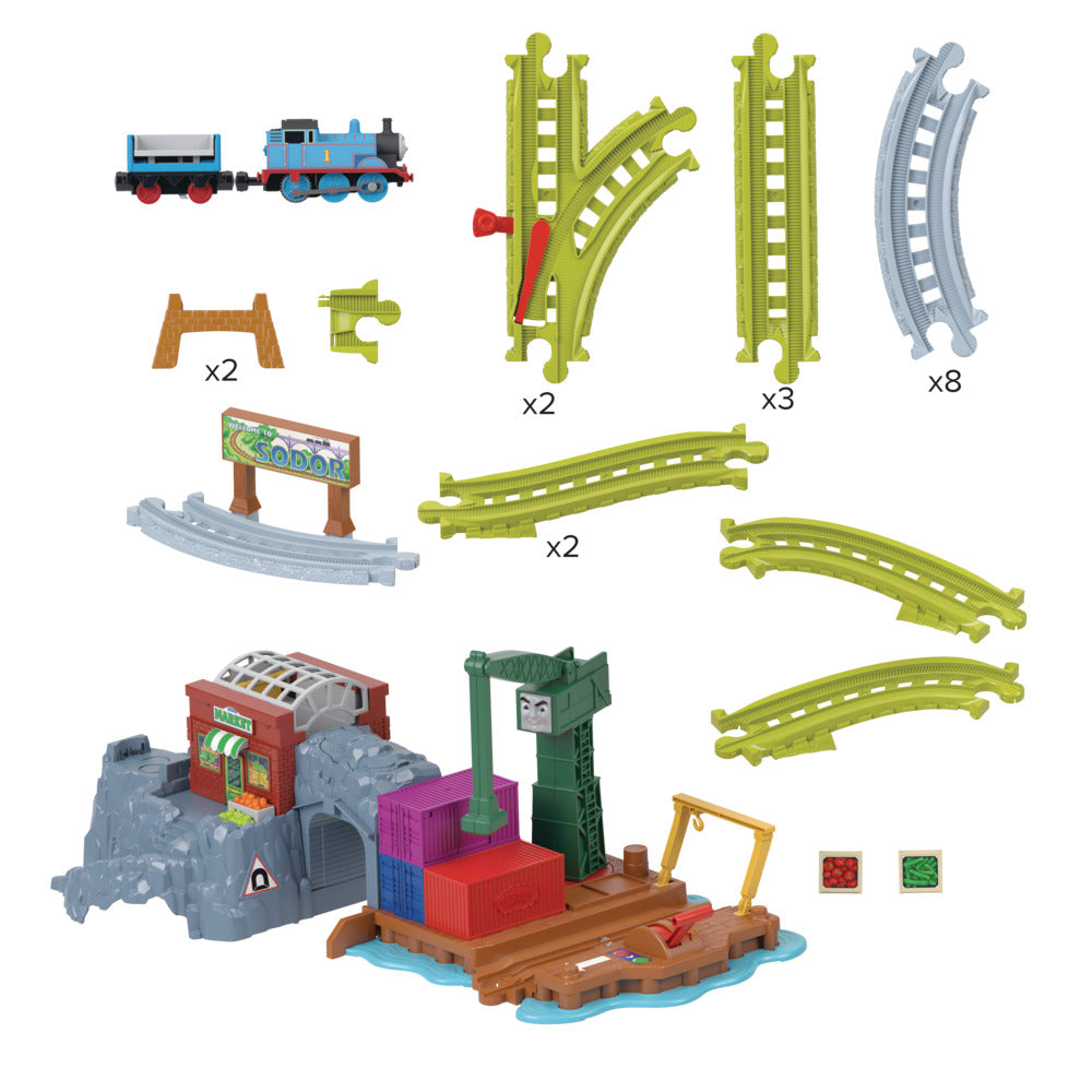 Thomas & Friends Motorized Cranky at the Docks Set Age 3+ Mattel JLL40