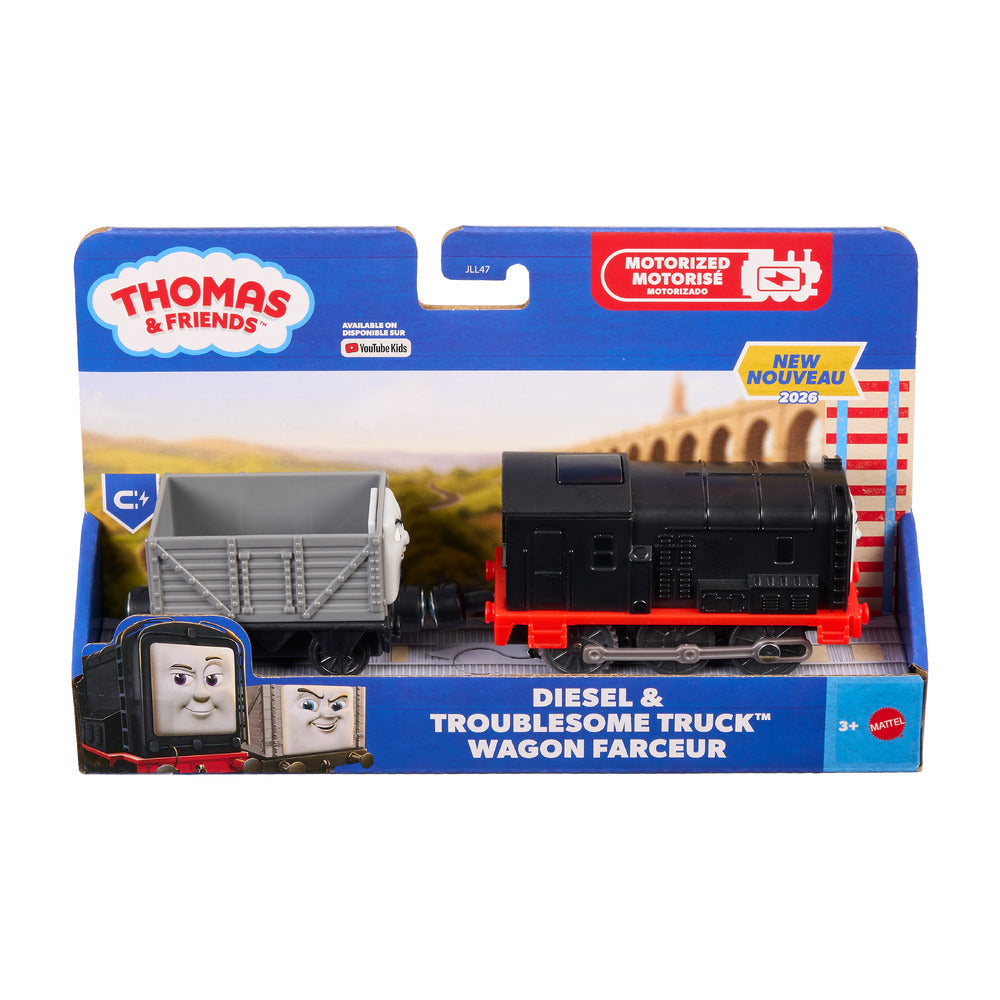 Thomas & Friends Motorized Engine: Diesel& Troublesome Truck Age 3+ Mattel JLL47