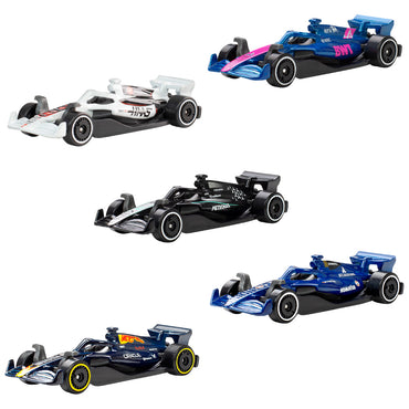 Hot Wheels Formula One F1 5 Car Race Pack JLN11