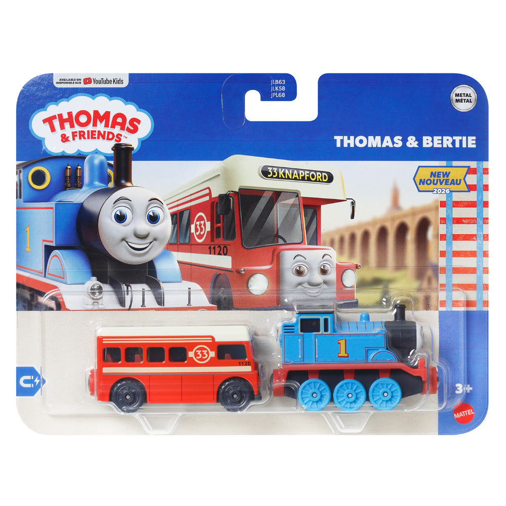 Thomas & Friends Deluxe Metal Engine: Thomas & Bertie Age 3+ Mattel JLT27