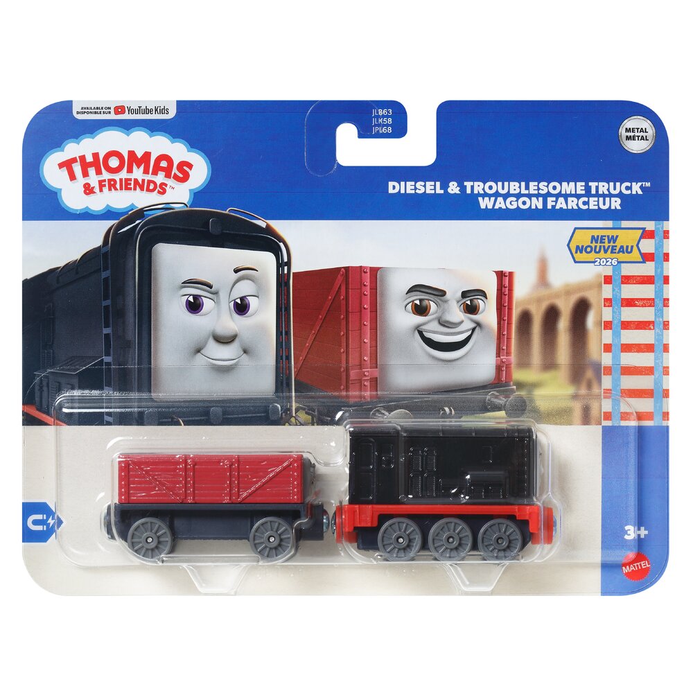 Thomas& Friends Deluxe MetalEngine: Diesel& Troublesome Truck Age3+ Mattel JLT28