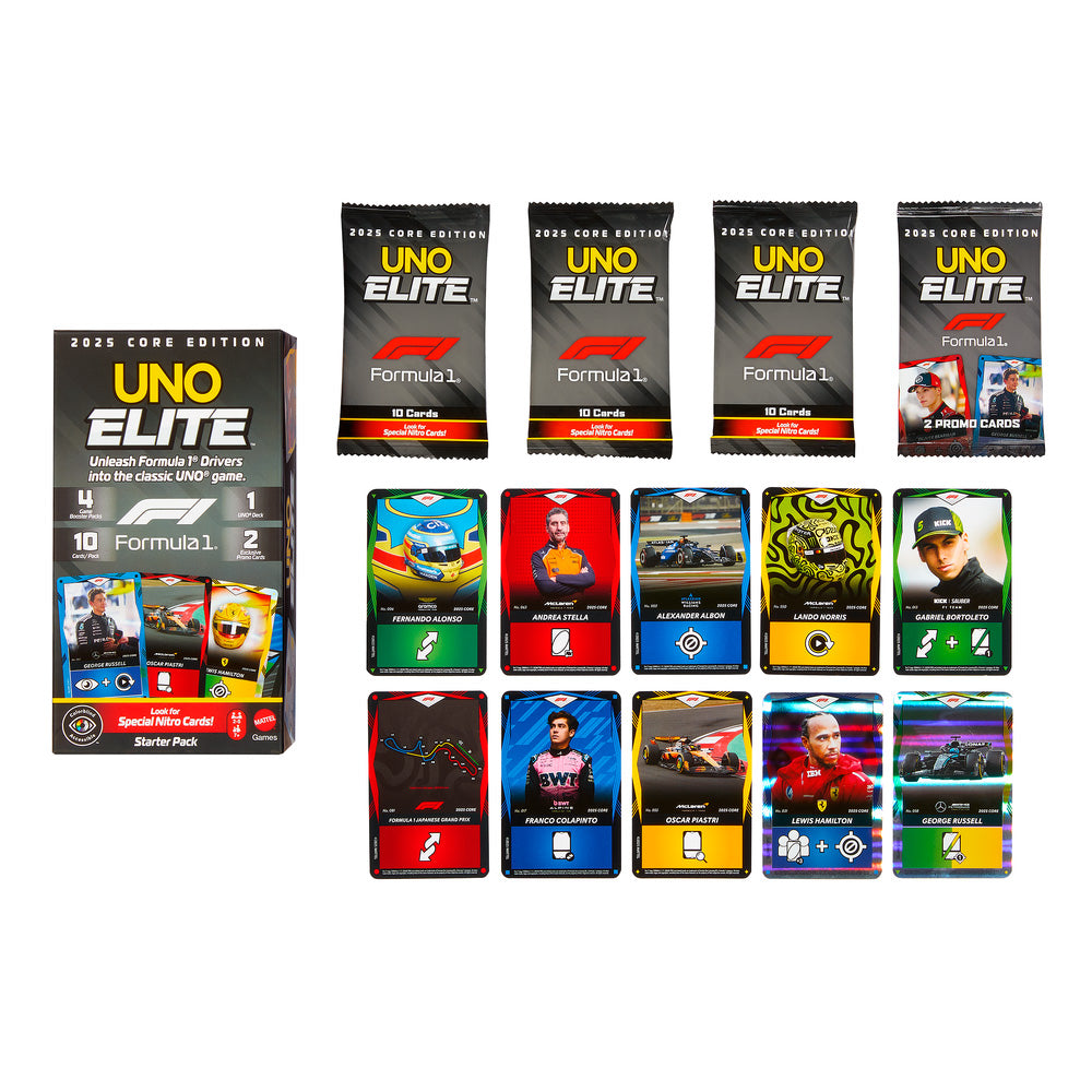 UNO Elite Formula 1 2025 Core Edition Starter Pack