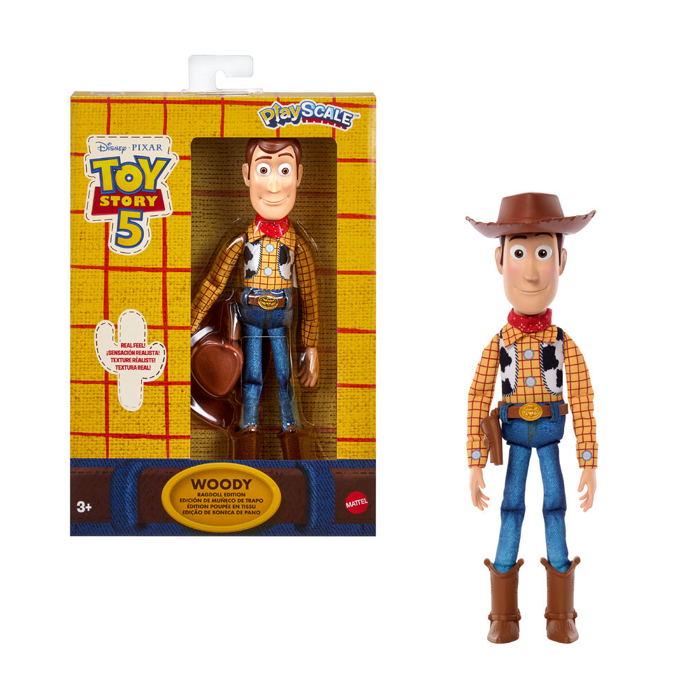 Disney and Pixar Toy Story 5: Ragdoll Woody Age 3+ Mattel JLW72
