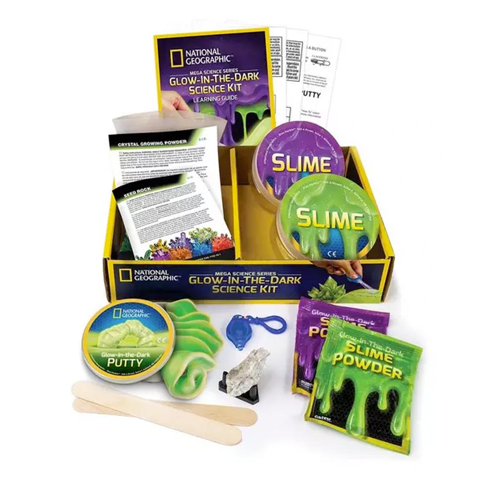 National Geographic Glow-In-The-Dark Mega Science Kit STEM Toy Age 8+