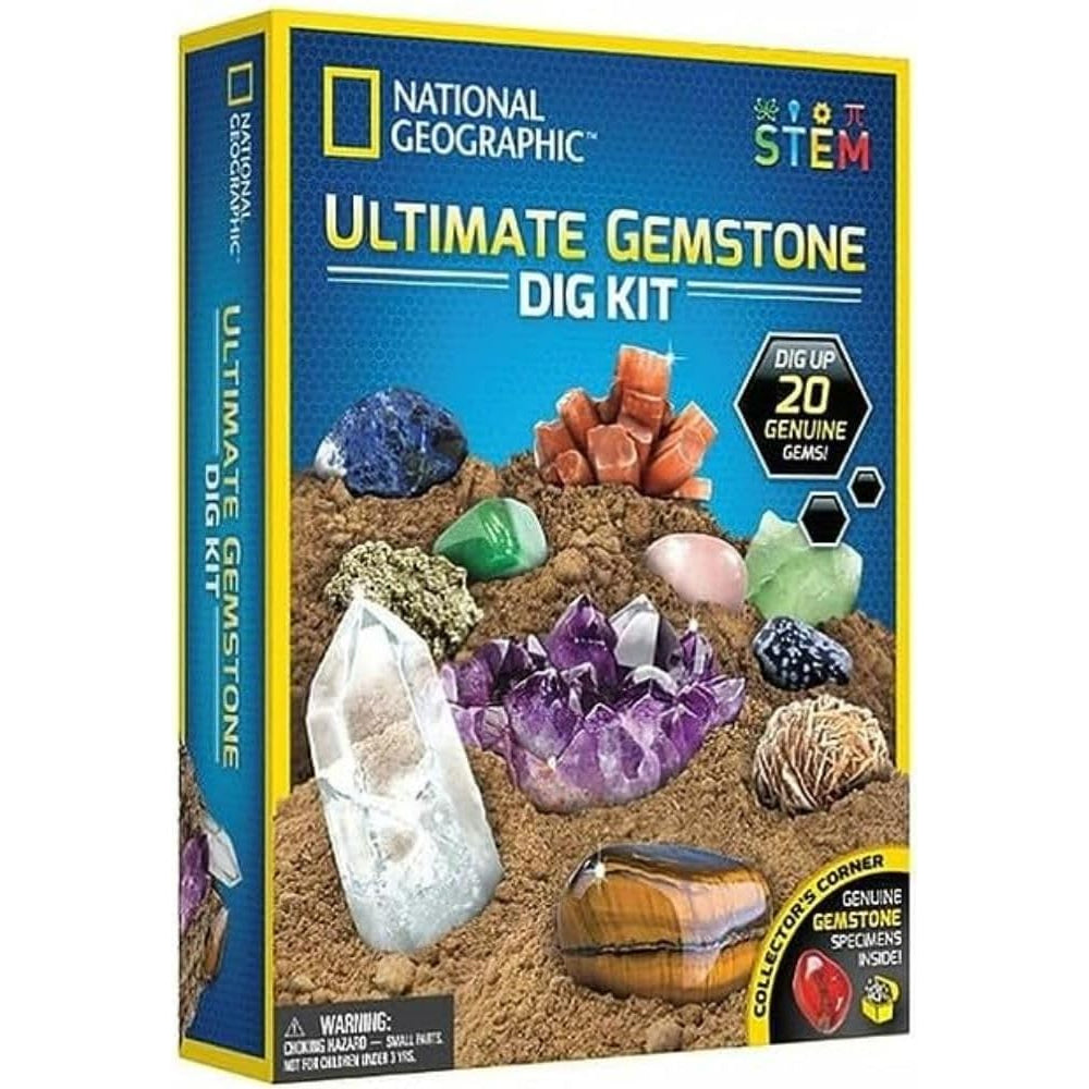 National Geographic Ultimate Gemstone Dig Kit STEM Toy