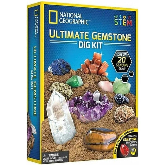 National Geographic Ultimate Gemstone Dig Kit STEM Toy