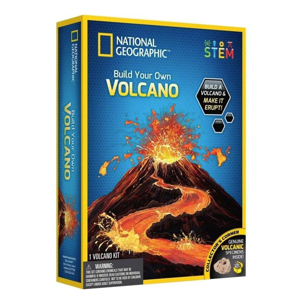 National Geographic Build Your Own Volcano STEM Science Kit Toy Age 8+