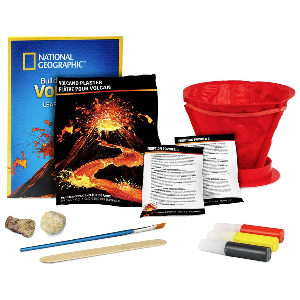 National Geographic Build Your Own Volcano STEM Science Kit Toy Age 8+