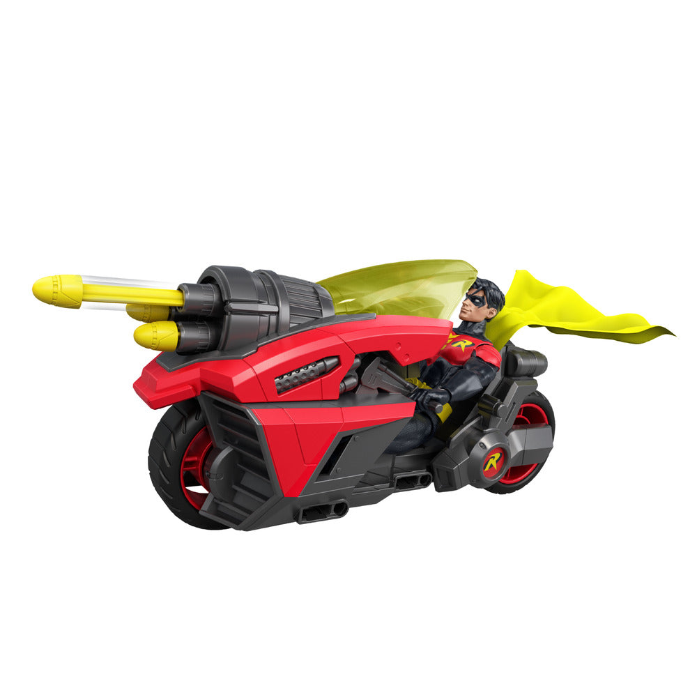 DC Robin & Robin Cycle 6" Figure Mattel JMD51