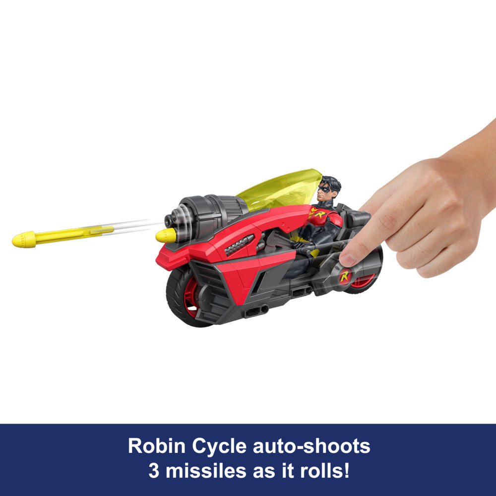 DC Robin & Robin Cycle 6" Figure Mattel JMD51