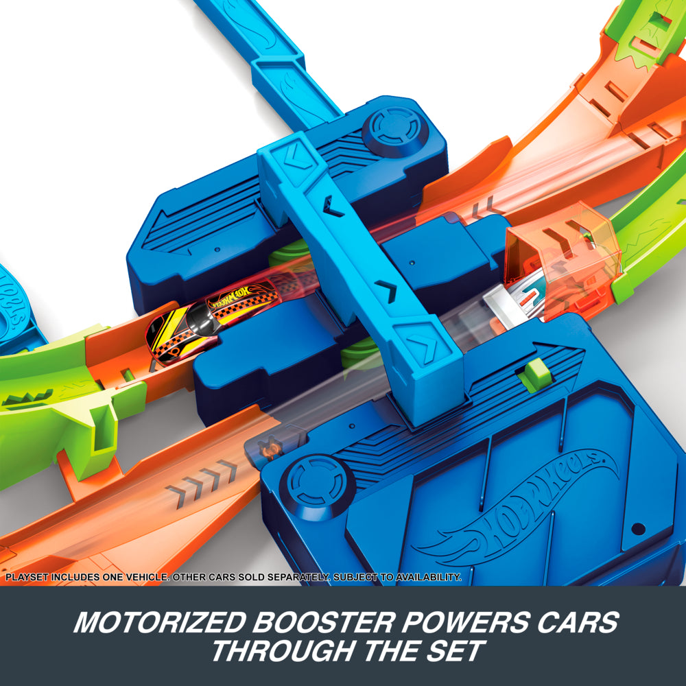Hot Wheels Stunt Tracks Hypersphere Crash Playset Age 5+ Mattel JMG48