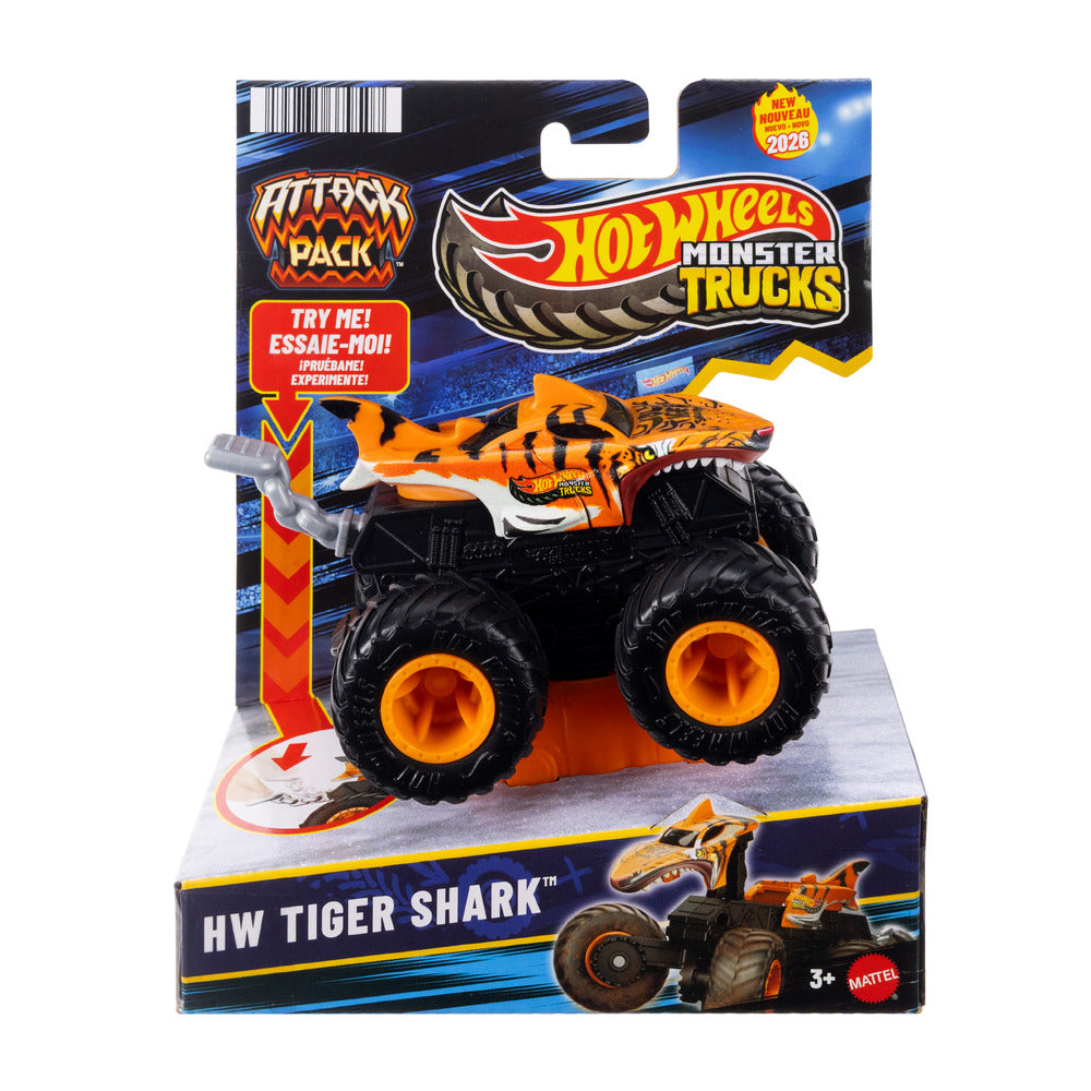 Hot Wheels Monster Trucks Attack Pack - Shark Wreak Age 3+ Mattel JMK96