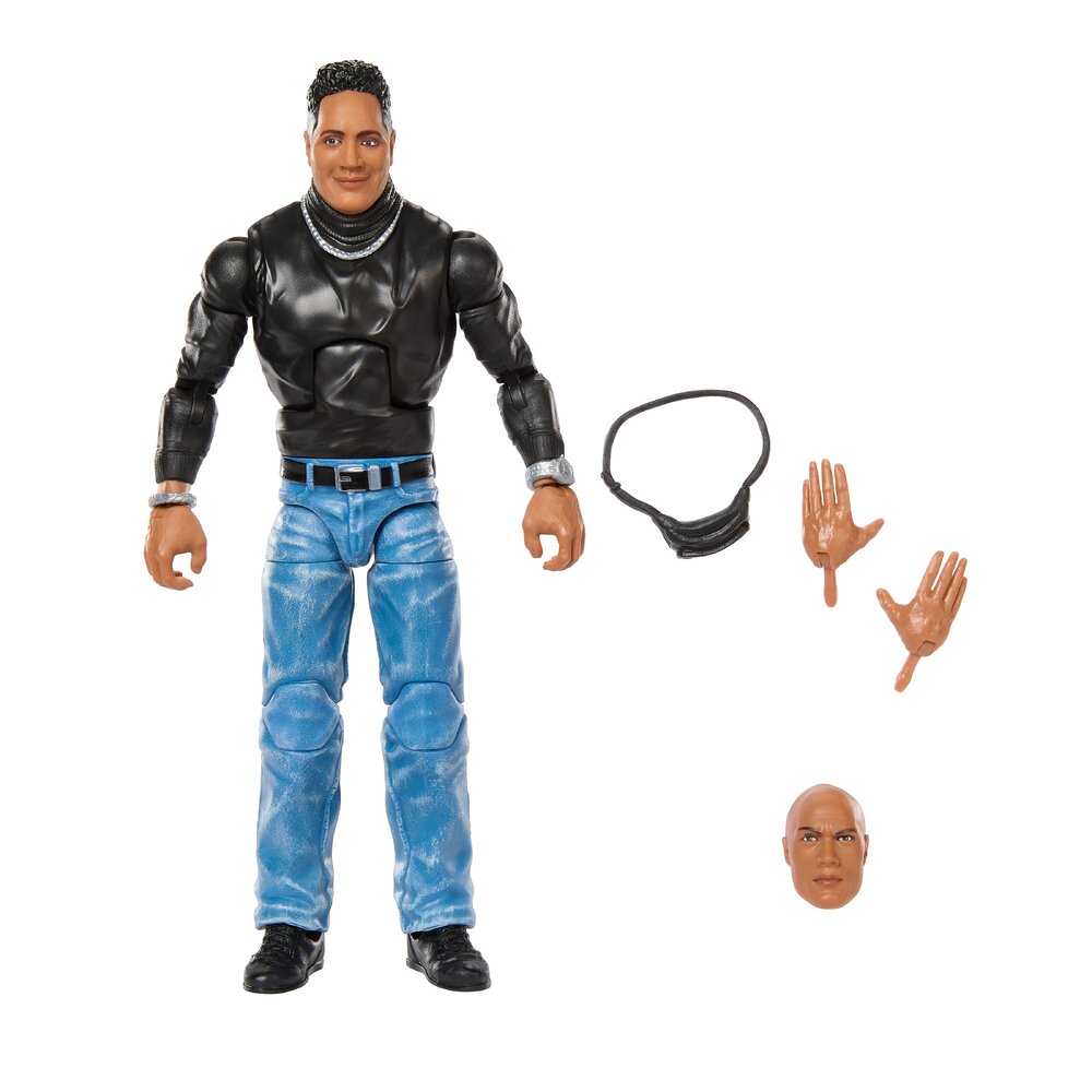 WWE Elite Collection: The Rock Action Figure & Accessories 6"Figure Mattel JML96