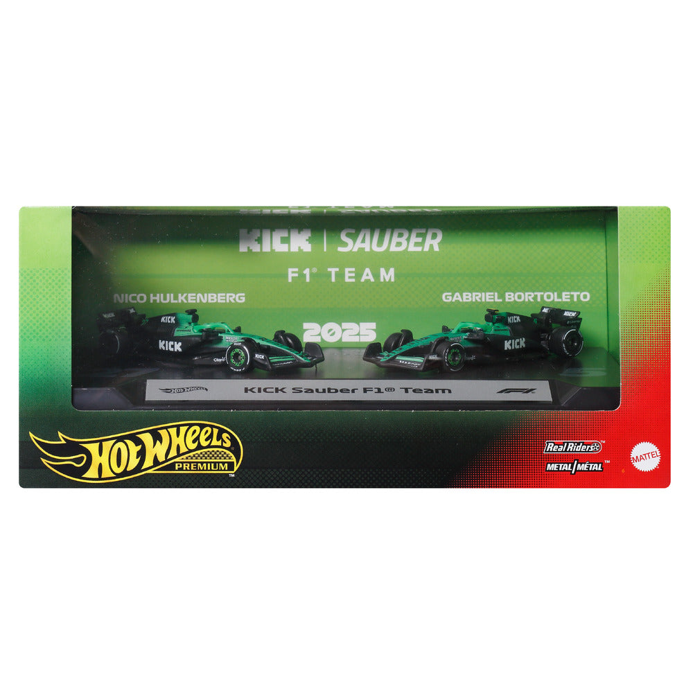 Hot Wheels Premium Formula 1 2-Pack: Stake Kick Sauber Age 14+ Mattel JMM92