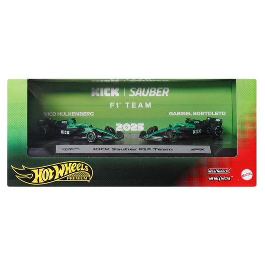 Hot Wheels Premium Formula 1 2-Pack: Stake Kick Sauber Age 14+ Mattel JMM92