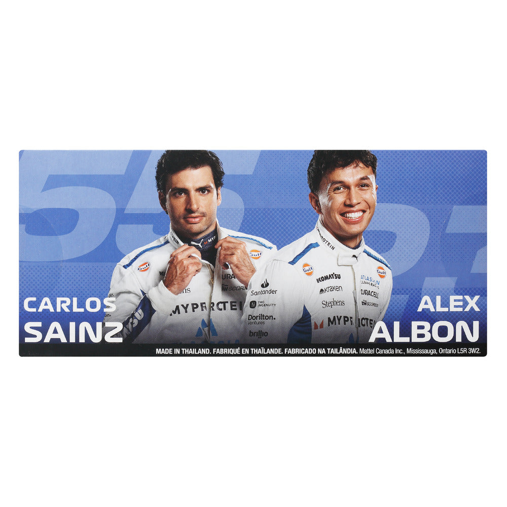 Hot Wheels Premium F1 2-Pack: Atlassian Williams Racing Age 14+ Mattel JMM98