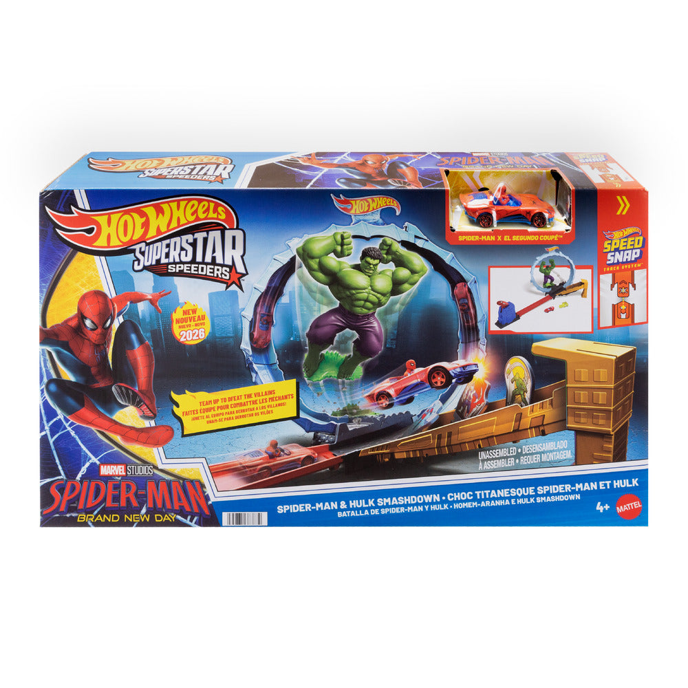Hot Wheels Superstar Speeders Blue Oasis Trackset Age 4+ Mattel JMR29