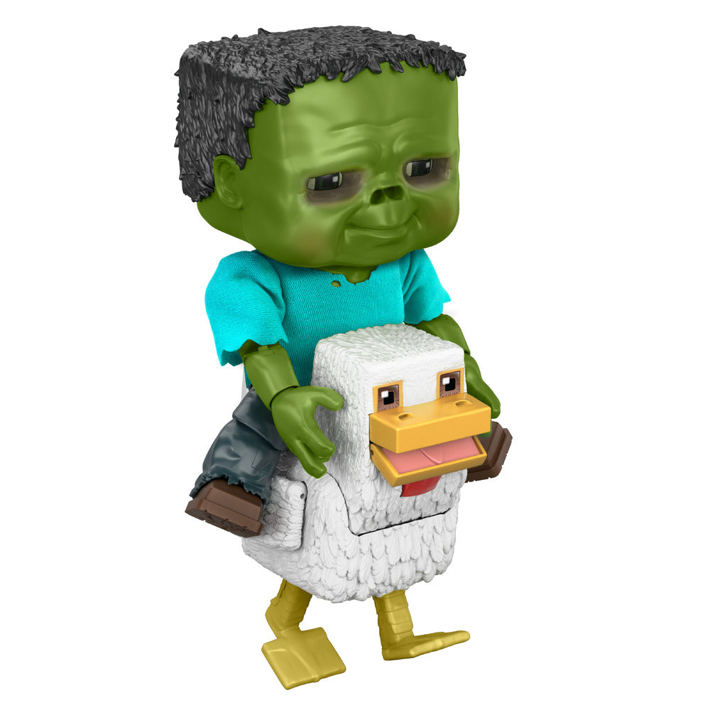 Minecraft Large Scale Chicken Jockey Collector's Figure Age 6+ Mattel JNC44