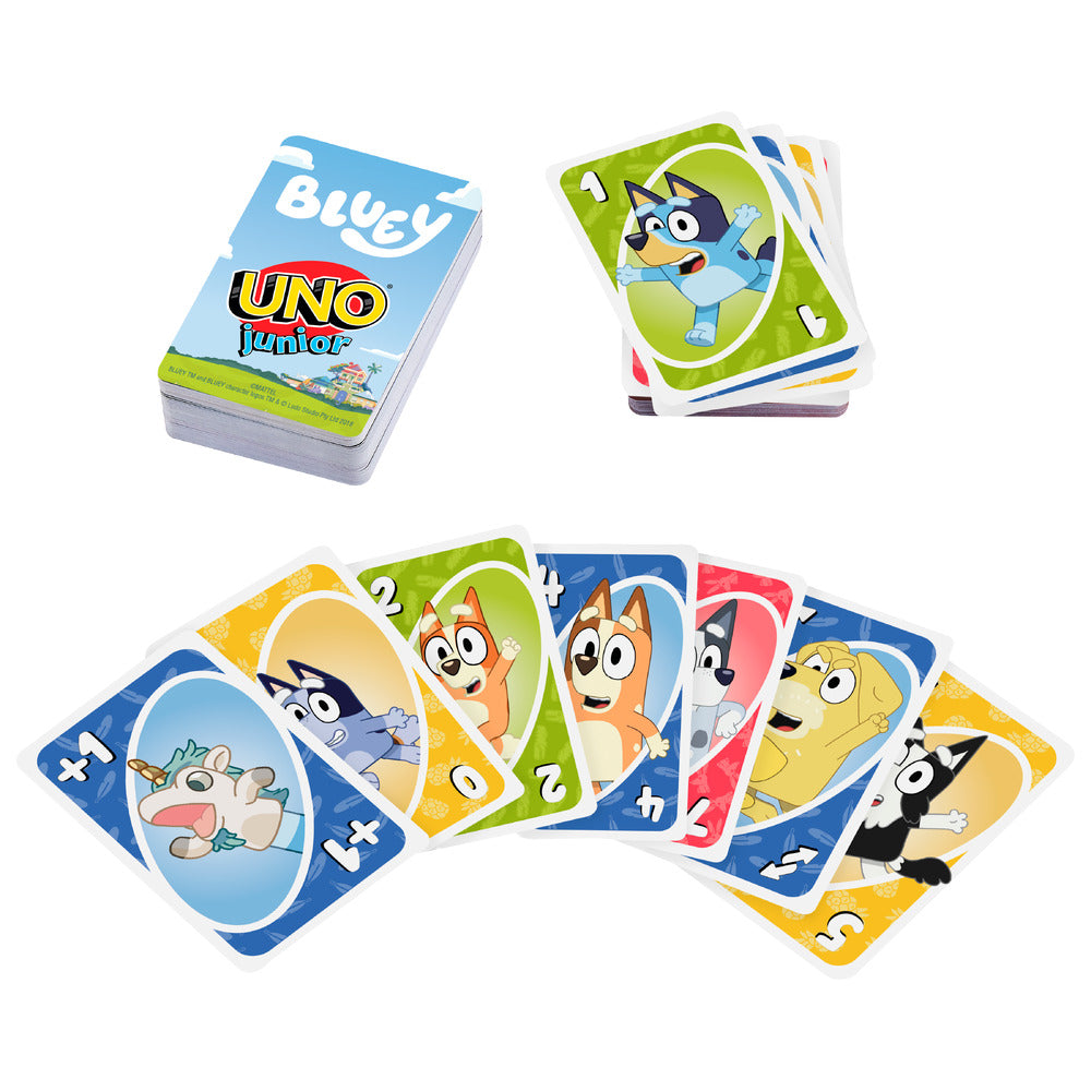 UNO Junior Bluey Card Game Mattel