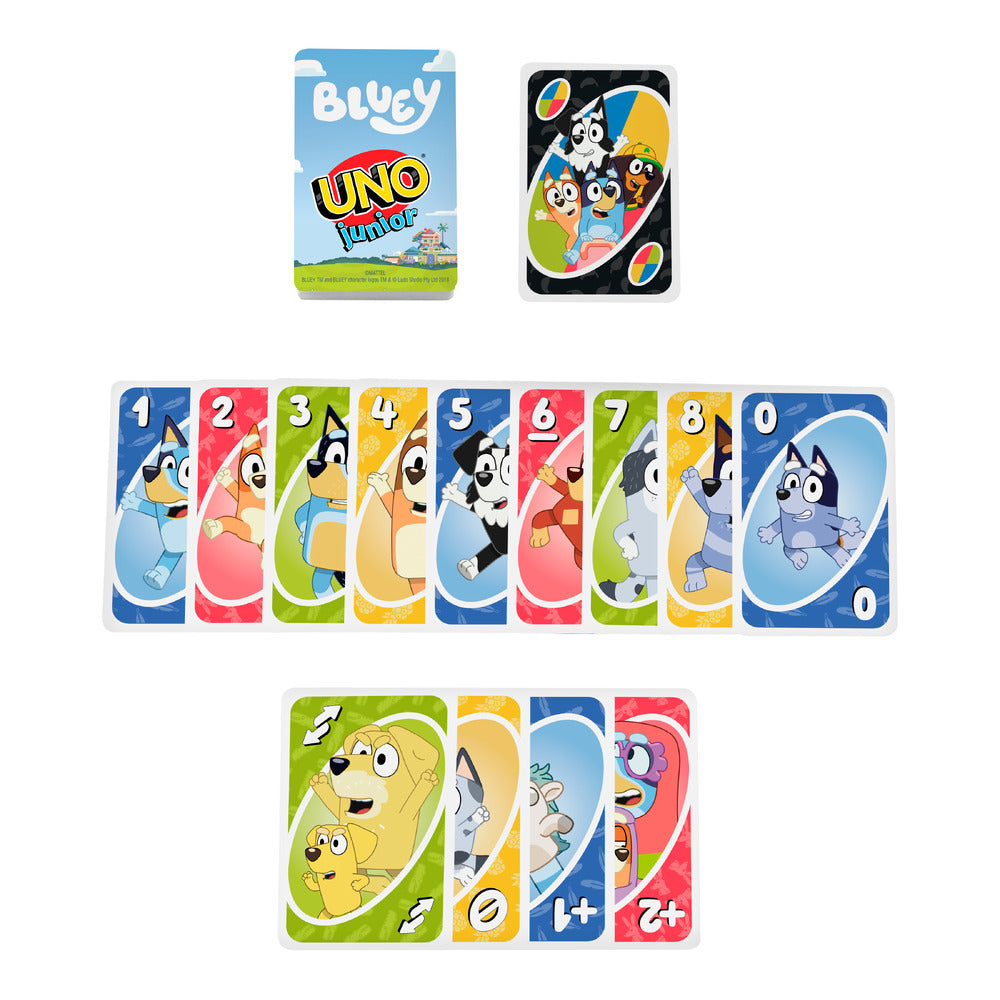 UNO Junior Bluey Card Game Mattel