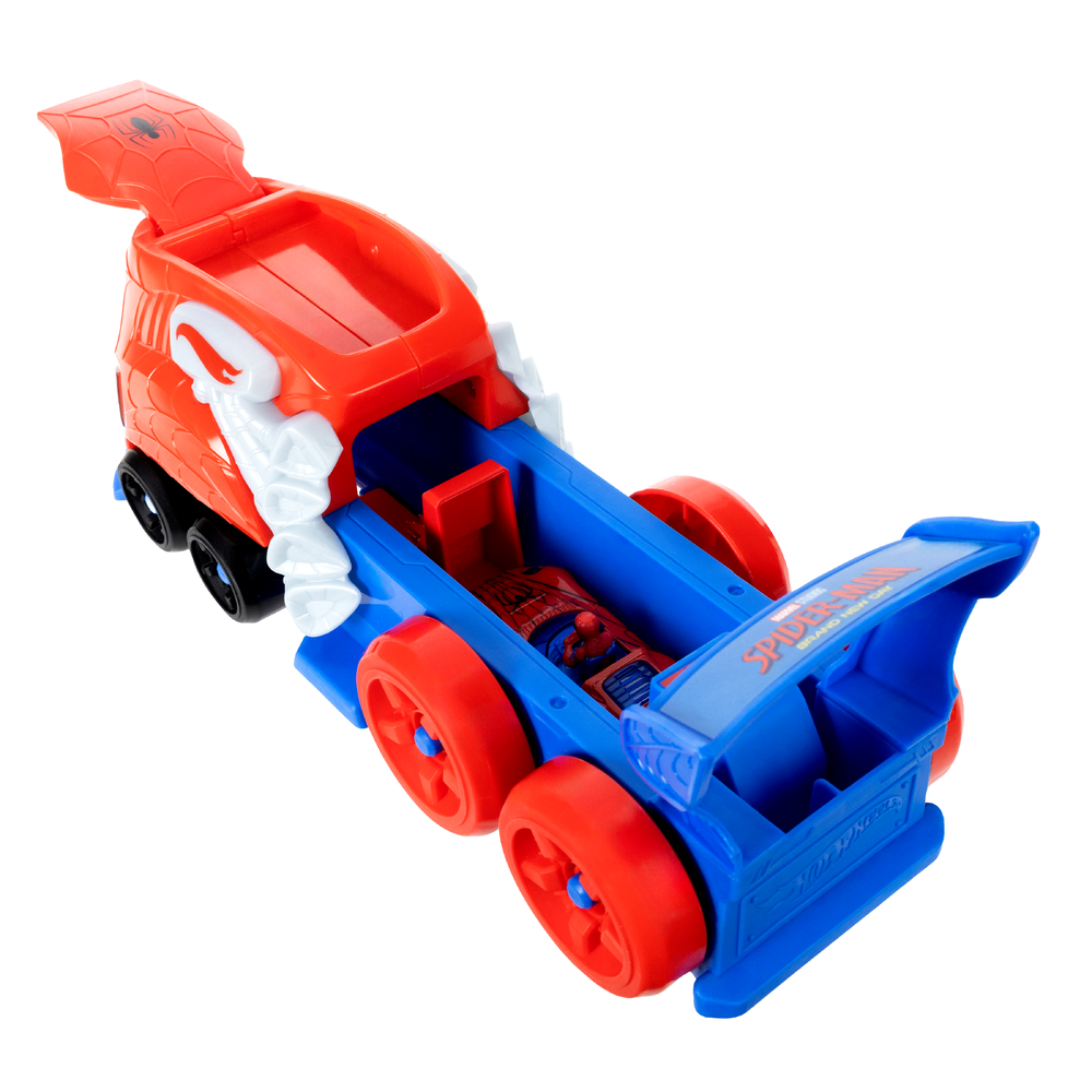 Hot Wheels Superstar Speeders Spider-Man Launcher Playset Age 4+ JNL05